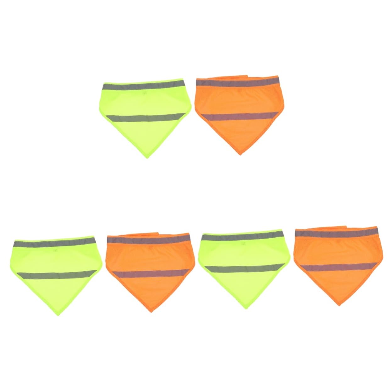Bandana réfléchissant pour animaux de compagnie pour éviter les dangers de la nuit - Lot de 6