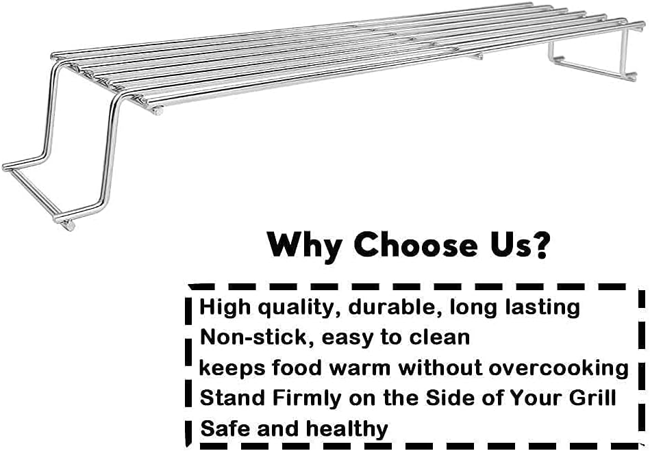 Uniflasy 7637 17.5 Inch Grill Cooking Grates 69866 18 Inch Grill Warming Rack for Weber Spirit 200 Series, Spirit E210, Spirit E220, Spirit S210, Spirit S220 with Front Control