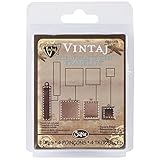 Sizzix Framelits Dies by Vintaj, Square Bezels, 4-Pack