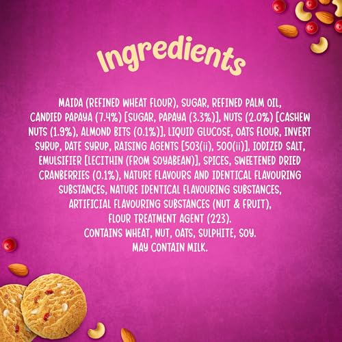 Image of Sunfeast Mom's Magic Bakery Fruit & Nut | Crunchy Cookies Loaded with Fruits & Nuts, 438g