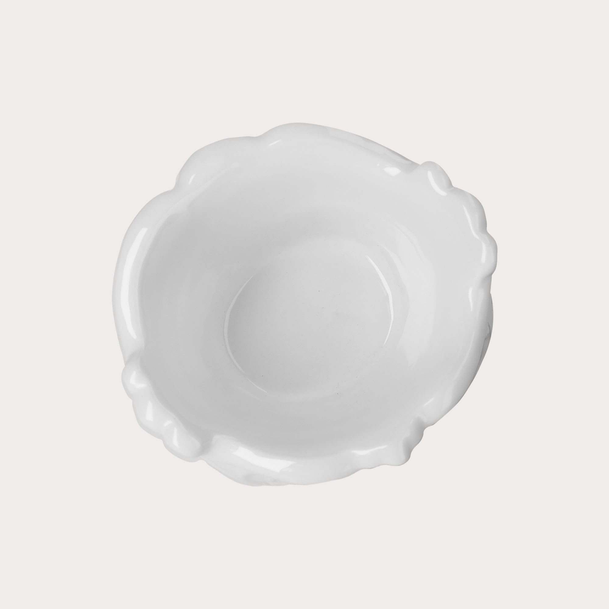 Keyhomestore Wazon z głową jeżyny z białej, błyszczącej ceramiki, wersja żeńska, wysokość 20 cm, idealny do dekoracji wnętrz, wyprodukowano we Włoszech