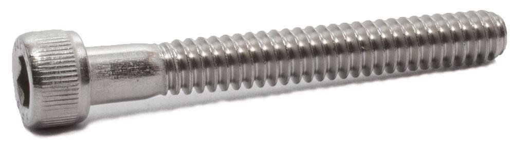 International 012022 Socket Socket Head Screw, 18-8 Stainless Steel, Hex, 1-72 Thread Size, 3/8 Long (Pack of 100)
