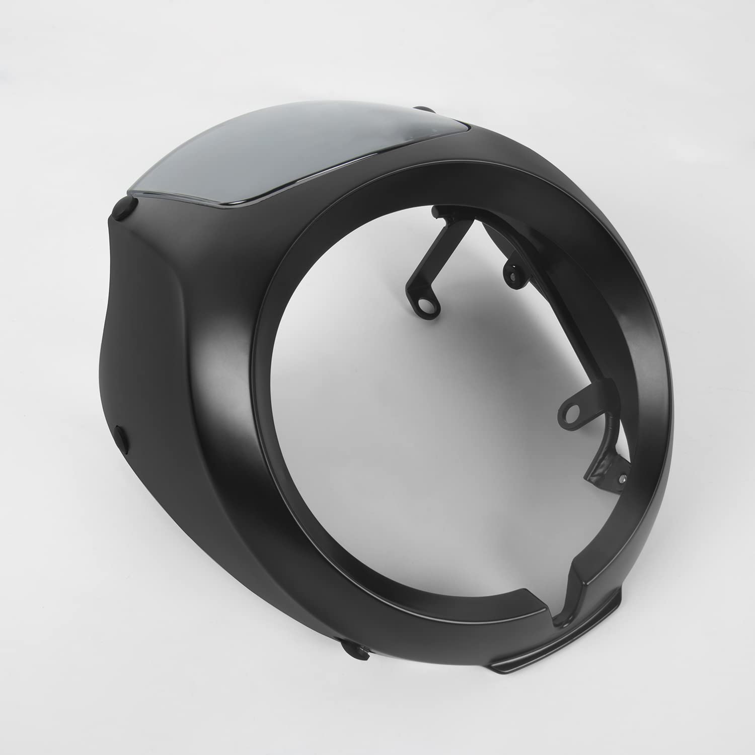 Moto Avant Phare carénage Masque Couverture Pare-Brise Pare-Brise Pare-Vent Phare Garde visière pour Rebel CMX 1100 CM 1100 CMX1100 CM1100 Accessoires 2021 2022 2023 (Noir)