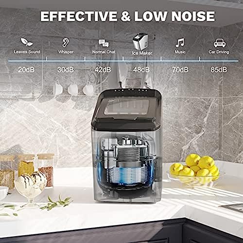 Fabricadora de hielo portátil de encimera 9 cubos 2.8L miniatura 7