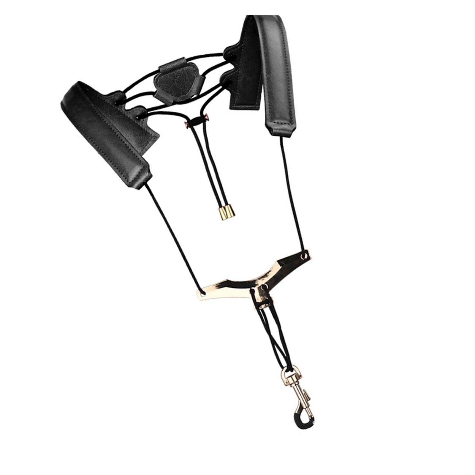 Accessori per sassofono Tracolla Per Sassofono, Tracolla Allacciata Al Collo, Tracolla Doppia Spalla, Accessori Per Studenti Per Adulti (Color : Bk)