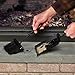 UniFlame Black Fireplace Ash Shovel and Brush Set with Pan