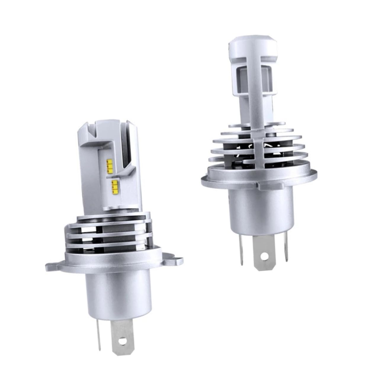 Alipis Lampadine LED H4 9003 per Fari Auto 55w 5000lm, Fari Super Luminosi per Veicoli, Ricambio Fendinebbia ad Alta Permeabilità per Guida Sicura