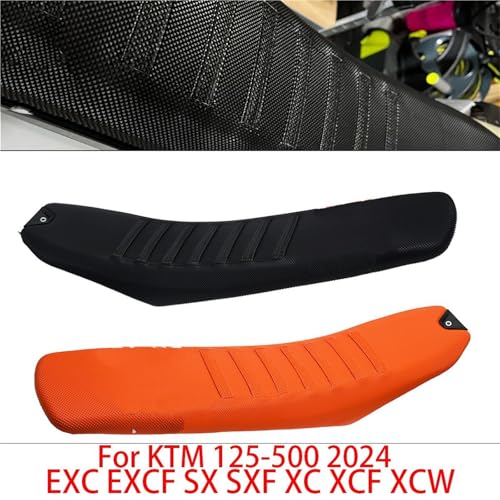 Coussin de siège de moto orange pour EXC SXF en rando enduro - 2