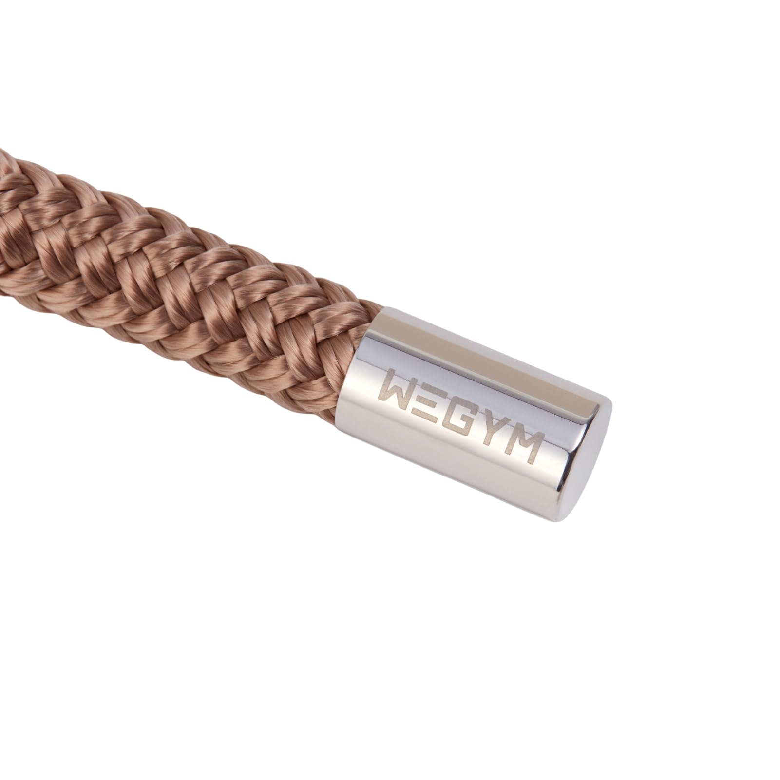 WEGYM Flow Rope - Corda per saltare per esercizi in casa, palestra, cardio, per salto freestyle, lunghezza regolabile, per principianti, 999 g, arenaria