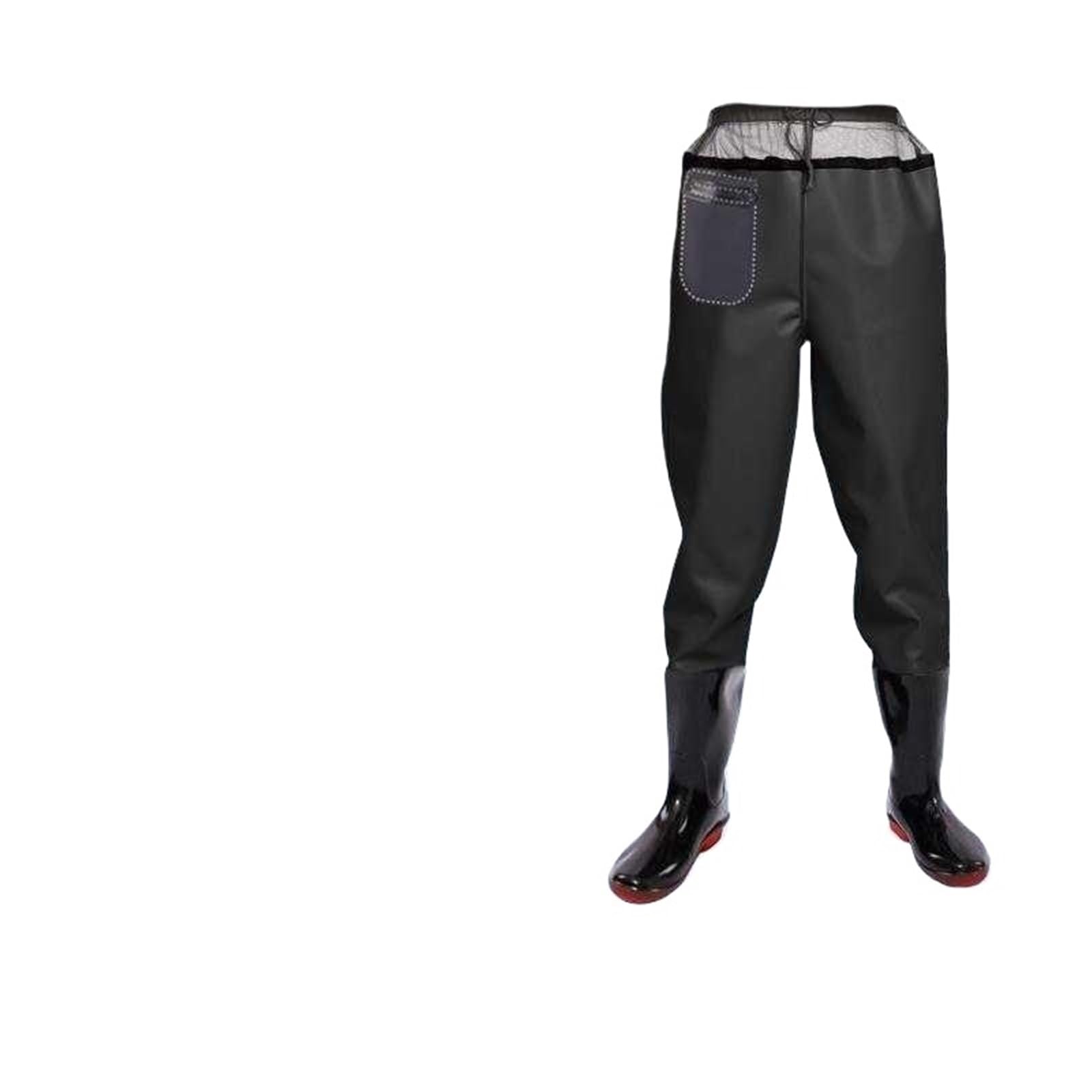 Angelhose Wathosen Herren Verschleißfeste Herren-Halbkörper-Fischhauthose, wasserdichte Angeloveralls, ultraleichte, regenfeste Wathose, verdickt