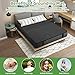 Grounding Mat, Grounding Mat for Bed with Grounding Cord, Soft PU Leather Grounding Sleep Mat, Grounding Mat for Better Sleep