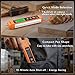 BOBOVAV Wood Moisture Meter - Pin Type, Portable 7-Material Calibration & 3-Color Alert, 0.0-58.0% Range ±2.0% Accuracy for Wood Logs Drywall Firewood Concrete Walls - Prevent Deformation & Peeling