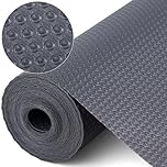 Dntorx Drawer Liner 60 x 600 cm, Gray Anti-Slip Drawer Mat with 70 Double-Sided Adhesive Dots, EVA Waterproof Refrigerator Mats for Shelves, Kitchen Drawers, and Refrigerators