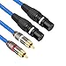 HOSONGIN Dual Female XLR to RCA Cable, Heavy Duty 2 XLR Female to 2 RCA Male Patch Cable HiFi Stereo Audio Cable, Connection Amplifier Mixer Speaker Microphone Cable - 5Ft