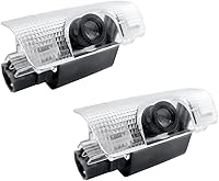 Vista 6 de 2 PCS Luces LED con Logo para Puerta de Coche Compatibles con 4Runner Tundra Sequoia Venza Land Cruiser Proyector de Cortesía Luz de Bienvenida