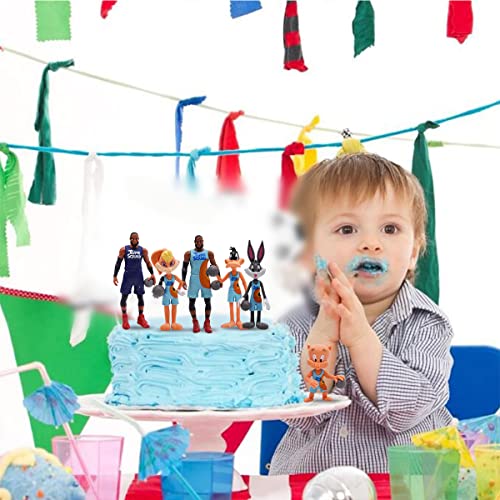 LeBron James Cupcake Toppers Bugs Bunny Realistische Cake Topper thema's voor jongens meisjes thema verjaardagsfeestjes leveringen kinderverjaardagsfeestje - Image 5