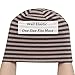 ZLYC Cotton Thin Slouchy Beanie Hat for Men Women Fashion Soft Stretch Knit Skull Cap (Striped Brown and Khaki)