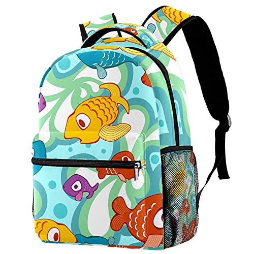 Sac à dos de voyage étanche pour enfants évitant les fuites avec motif océan ludique