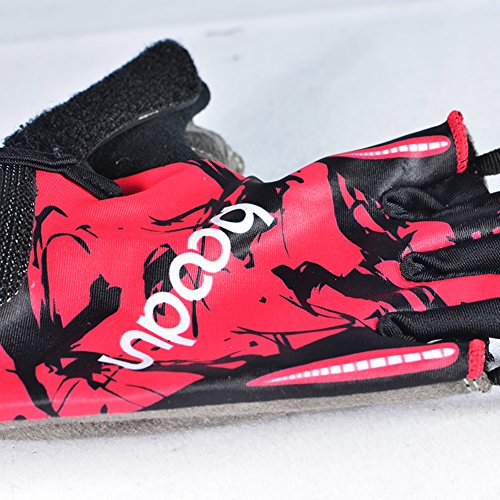 Mifulgoo Boy Girl Child Children Kid Padded Half Finger Fingerless Short Gloves Mitt Mitten For Cycling Exercise Skate Skateboard Roller Skating (Blue, Xl) #TOP1