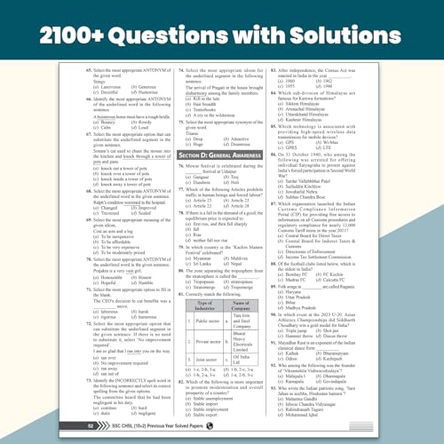 Image of PW SSC CHSL (10+2) Previous Year Solved Papers Tier 1 & 2, English Medium (2026-18) | 20 Year-wise PYQs Till April 2026 | 2100+ Questions with Detailed Solutions