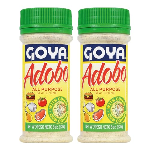 Goya 00034094 Adobo All Purpose Seasoning With Cumin By Goya, Poultry, Seafood, Meat, And Vegetable Seasoning, Fat Free And Calorie Free Latin Spice Blend cover