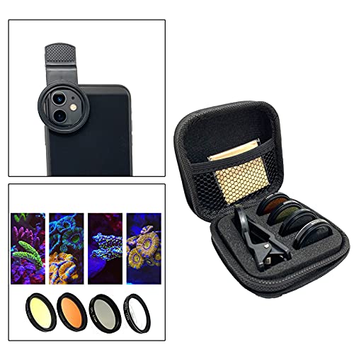 balikha Kits de Filtros de Lente de Recife Coral para Kit Smartphone