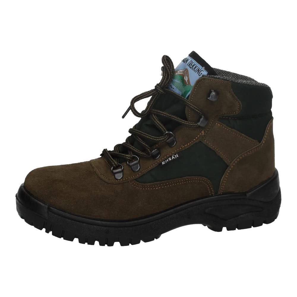 ENSAN 900 BOTÍN DE MONTAÑA Hombre Botas-Botines Verde