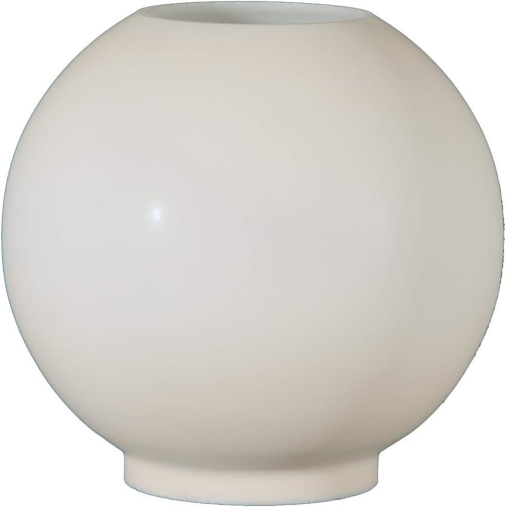 B&P Lamp Opal Glass Ball Shade, Cream Tint