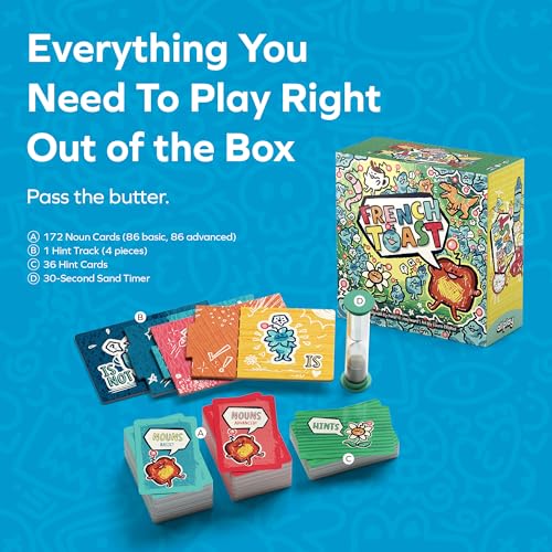 French Toast juego de mesa de asociación de palabras miniatura 4