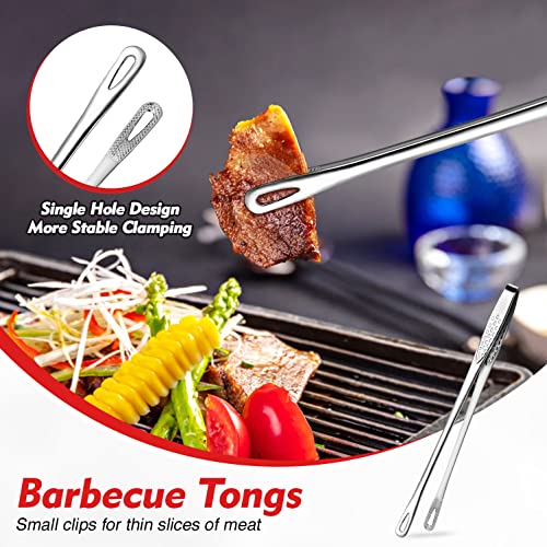3 Pieces Grill Tongs For Cooking Bbq, 12 & 16" Extra Long Kitchen Tongs,Premium Stainless Steel Tongs,Heavy Duty Grilling Tongs For Cooking,Barbecue, Buffet #TOP4