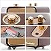 Retro Bluetooth Speaker, TRENBADER.COM Portable Speaker for Home Indoor, Wooden Vintage Small Style, Rechargeable Vintage Radio for Father Elder Old People, 2500mAh, Mic