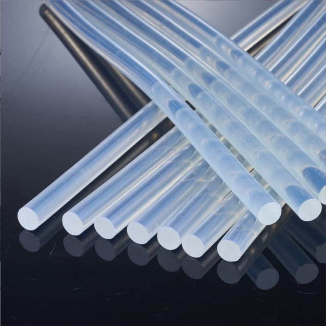 Beayuer Mini Hot Glue Sticks 7mm x 150mm 50 Pack for Most Small Hot Melt Glue Gun Clear Hot Melt Adhesive Sticks Perfect for DIY Craft Projects and Sealing