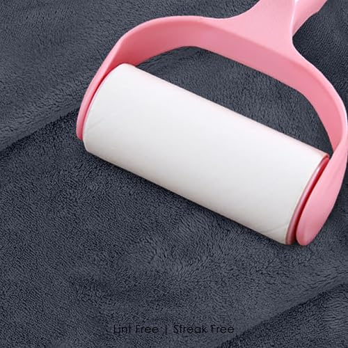 Image of HOUSSE Premium Hand Towel | Microfiber | Super Soft & Quick Dry | Home, Gym, Yoga, Fitness & Weight Lifting | Ultra Absorbent | 550GSM, 60x40cm [2-Pack] (Black)
