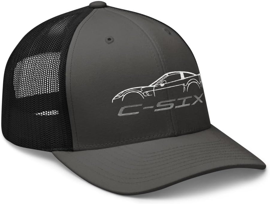 Sports Car C6 Lines Sixth Gen Sports Car Drivers Custom Trucker Cap Snapback Hat