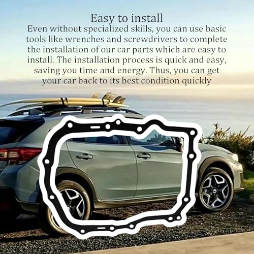 Image of CVT Transmission Cover Gasket Compatible with 2013-2019 Subaru Crosstrek,2014-2023 S-ubaru Forester,2013-2019 Subaru Legacy 2.5L,2012-2023 Impreza 2.0L,2014-2019 Outback 2.5L,Replace31338AA020