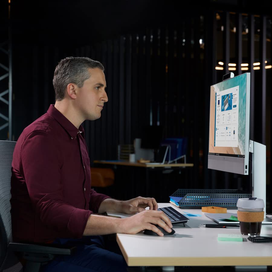 Image of HP EliteOne 840 G9 All-in-One Computer - Intel Core i5 12th Gen i5-12500 Hexa-core (6 Core) 3 GHz - 16 GB RAM DDR5 SDRAM - 256 GB M.2 PCI Express NVMe SSD - 23.8 inch Full HD 1920 x 1080 Touchscreen
