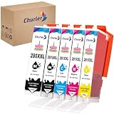 Churler PGI-280XXL CLI-281XXL Ink Cartridges 5-Pack Replacement for Canon 280XL 281XL TS702 Ink Cartridges Compatible with Canon Printer PIXMA TS702a TR7620a TR8620a for Creative Image