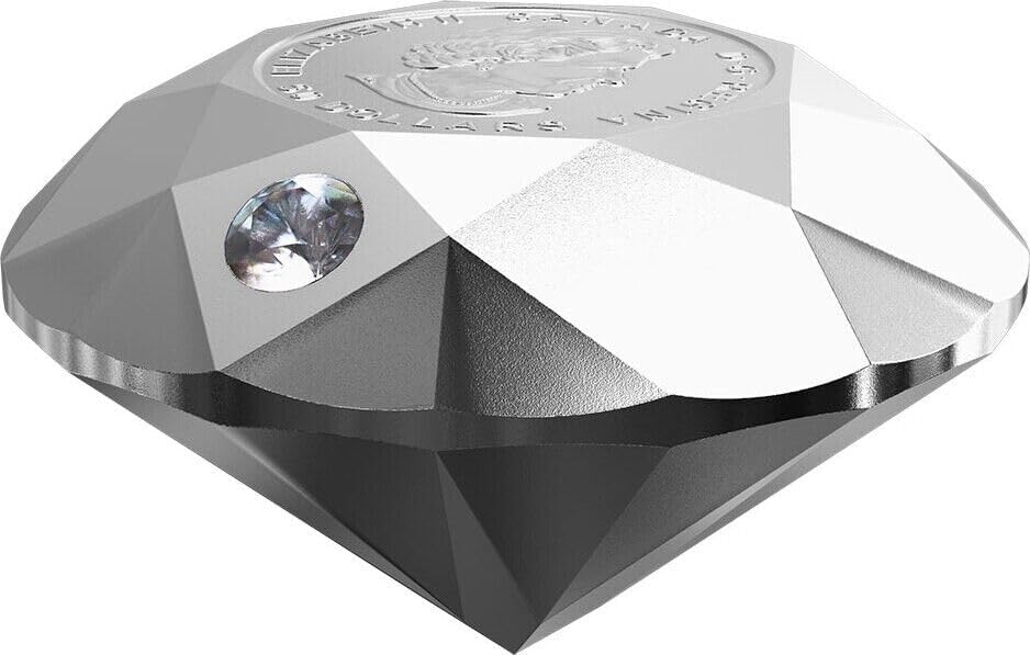 Forevermark Black Label Oval Diamond 3 Oz Silver Coin Canada 2023