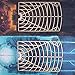Byhoo DND Spell AOE Temapte, Area Effect Damage Markers Upgraded 60ft Wooden DND Measure Tool for Dungeons and Dragons 5E Pathfinder TTRPGs Accessories Fits 1'' Grid or Hex Tabletop Game Mat