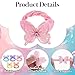 Yuanchu 20 Pcs Butterfly Elastic Hair Ties, Colorful Hair Scrunchie with Butterfly Cute Hair Bands Butterflies Accessories Clips Holders with Bows for Women