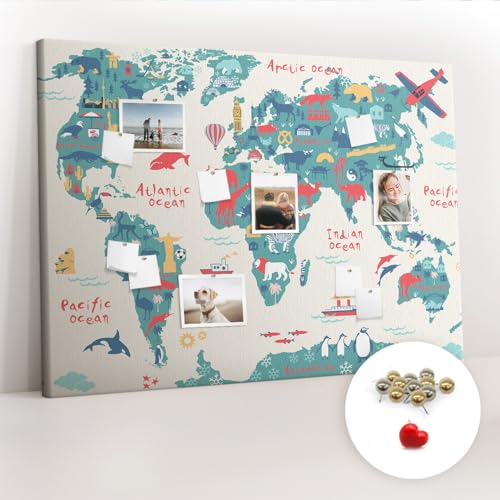 Tableau en liège 140x100 pour centraliser vos notes et idées créatives