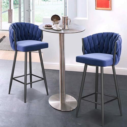 Tabourets de bar pivotants réglables de 64 à 75,1 cm de hauteur - 3