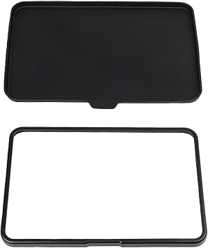 Silicone for Protective Cover And Frame Set For Thermomix For TM7 Screen, Scratch Resistant, Easy Fit, Lightweight Design For Kitchen Use