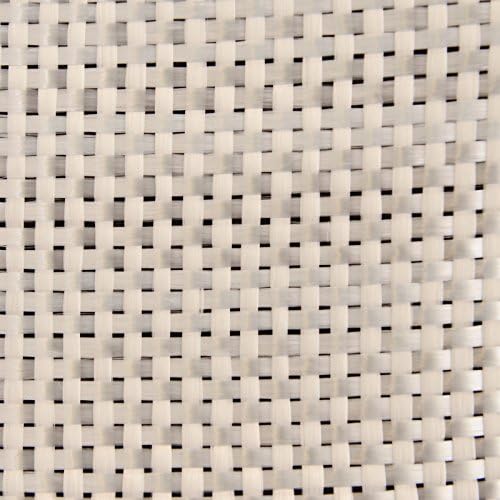 24 Oz. Woven Roving 50” Wide x 360” (10 Yards) 125 Sq. Ft. Heavy Weight Fiberglass Cloth- High Strength