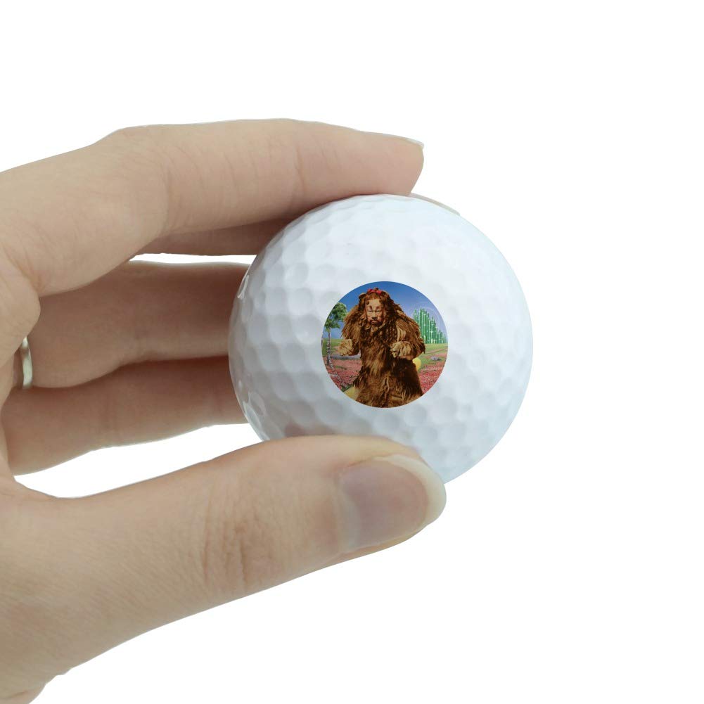 GRAPHICS & MORE Wizard of Oz Lion Character Novelty Golf Balls 3 Pack