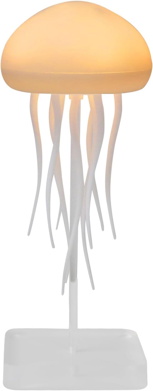 Galer LED Jellyfish Mood Light with Rotating Tentacles, 2 Modes, Suitable for Home, Bedroom and Outdoor Decor
