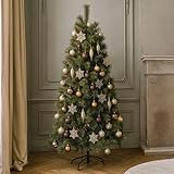 北欧で スタイル クリスマスツリー 北欧 おしゃれ 120cm 150cm 180cm 210cm オーナメントセット 飾り Spruce (コパー, 150cm)