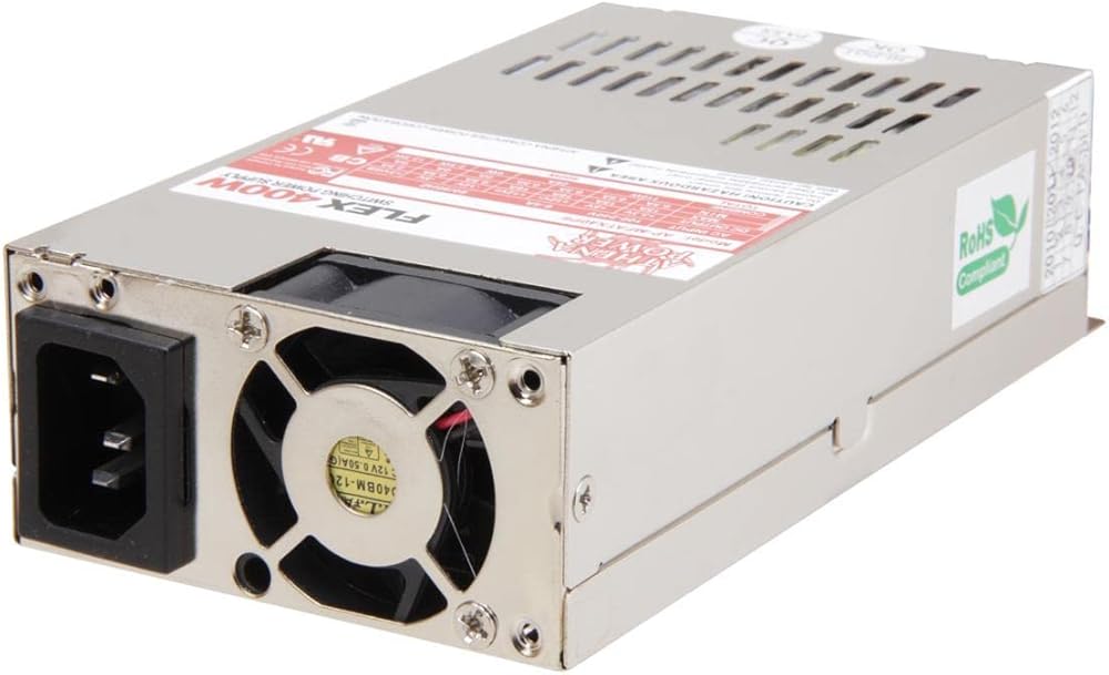 Athena Power AP-MFATX40P8 Flex ATX 400W Power Supply - View 1
