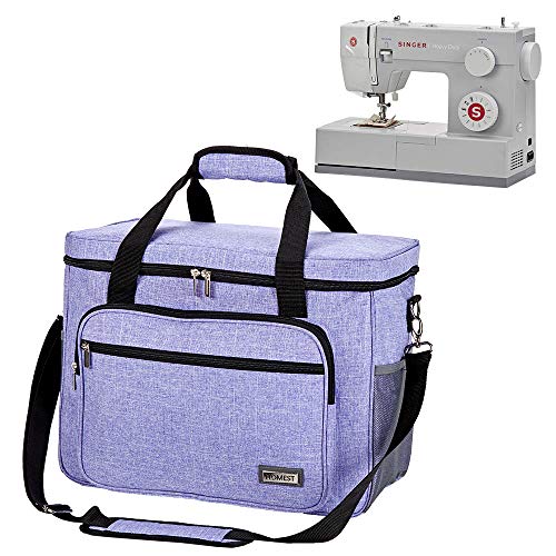 HOMEST Universal Sewing Machine Case with Multiple Pockets for Sewing Notions, Tote Bag