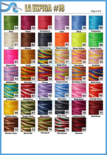 Image of Espiga No.18-100% Nylon Omega String Cord for Knitting and Crochet - 30 Silver